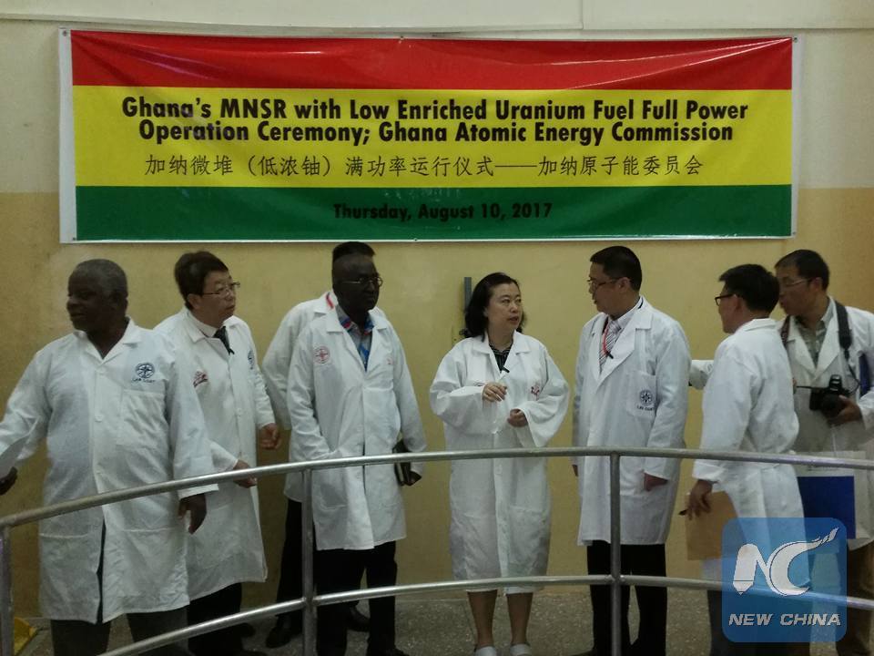 Chinese institution completes converting Ghana's nuclear reactor into an LEU