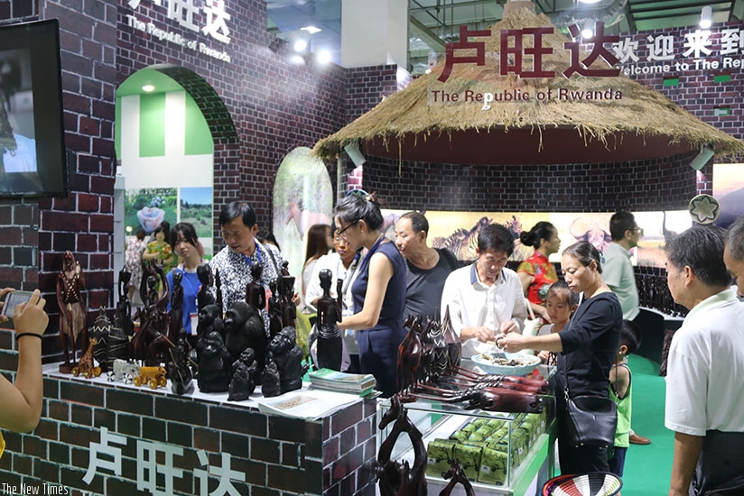  Rwanda's Coffee, Tea and Handicrafts is popular at Exhibition in China