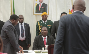 Zimbabwe President Emmerson Mnangagwa Swears in New Cabinet
