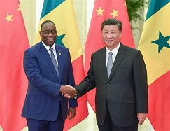 Chinese President Xi meets Senegalese president