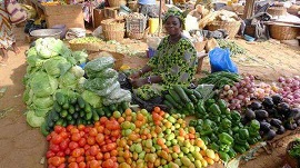 The sharp increase of vegetables' price in Sunyani