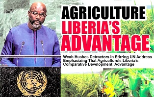Agriculture is Liberia’s comparative advantage