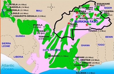 Mining potential in West Africa
