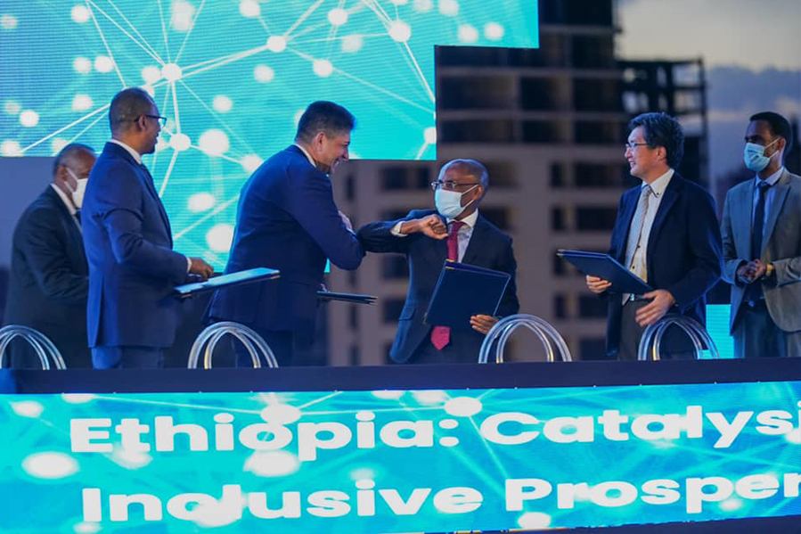 Global partnership for Ethiopia signs the historical telecom licensing agreement
