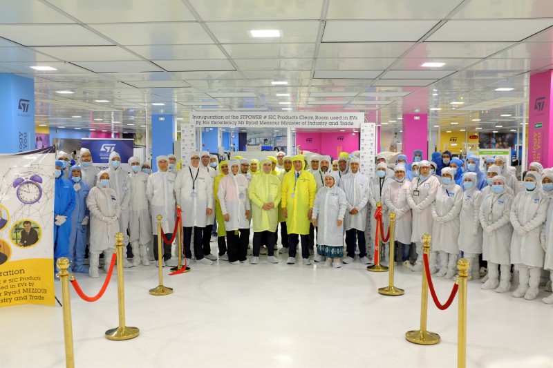 STMicroelectronics Opens New Plant for Electric Car Parts in Morocco