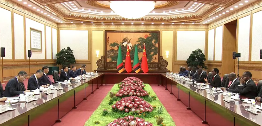Zambia, China Presidents commit to enhancing trade cooperation as they meet in Beijing