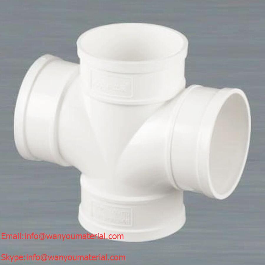Sell PVC Pipe/High Quality PVC Pipe Fitting/Elbow/Tee/Cross info@wanyoumaterial.com- buying leads