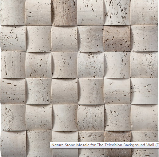 Nature Stone Mosaic for The Television Background Wall (FYSSL049)