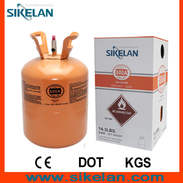 Colorless, Not Cloudy, Smelly R600A Refrigerant Gas