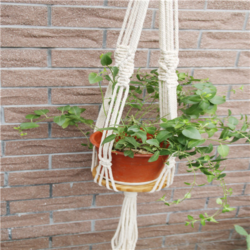 Cotto Rope Macrame Plant Hanger for Home Deco