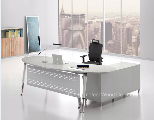 Modern Commercial New Design Office Curved Manager Desk (HF-BSA01)