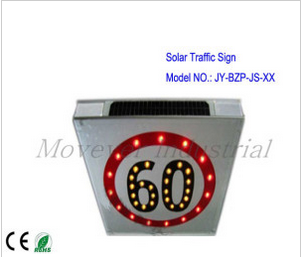 Speed Limited Solar Traffic Sign 600mm (embedded solar panel)