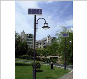 High Quality 3.5m 9W Solar LED Garden Lights