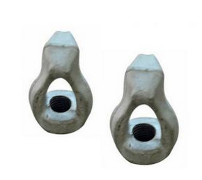 Hot DIP Galvanized Forged Steel Thimble Eye Nut
