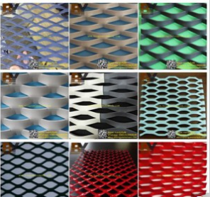 Powder Coated Expanded Metal Mesh Sheet for Decoration