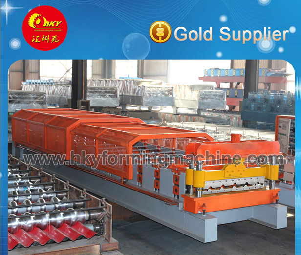 Hky-840 Steel Roof Tile and Wall Panel Forming Machine