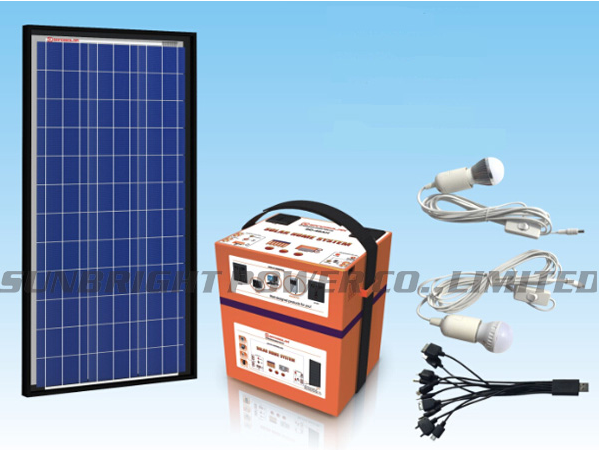 High Quality Rechargeable Deep Cycle Solar Power Generator System 20W 12V12ah