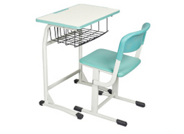 Popular Attractive Single School Desk and Chair for Sale (SF-17S)