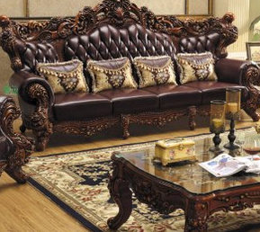 Genuine Leather Sofa for Living Room Furniture and Hotel Furniture