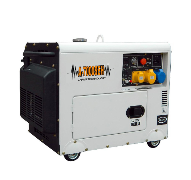 Small Portable Air-Cooled 5kw Silent Diesel Generator for Sale