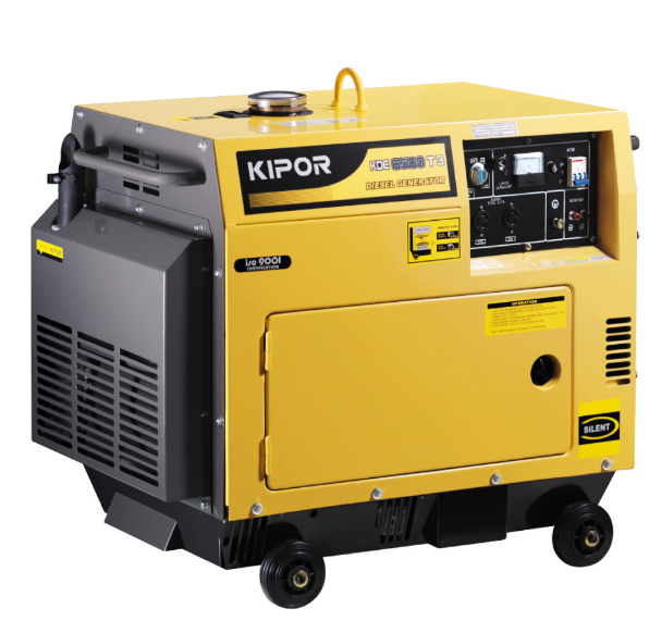 Kipor 5kw Silent Diesel Portable Generator Kde6500T/T3 with AVR