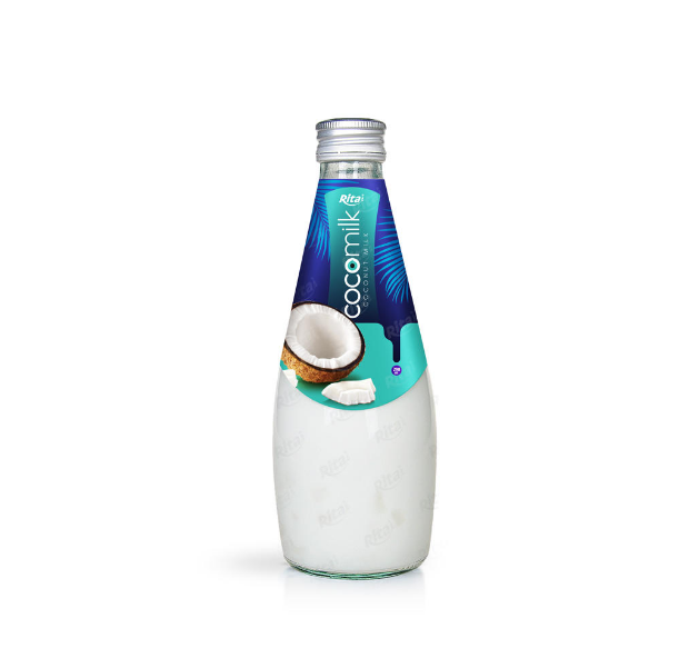 Natural Coconut Milk Drink 290ml Glass Bottle
