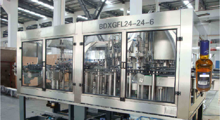 whiskey vodka filling capping machine