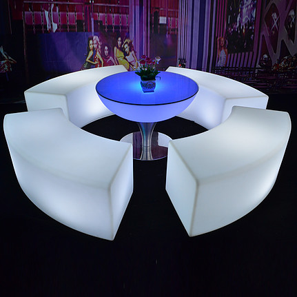    led furniture Garden table and chairs Cube Set Led fancy living room furniture led chairs DMX512- buying leads