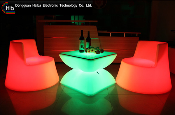 Rechargeable RGB lights bar furniture LED table 16color changing led bar table - buying leads