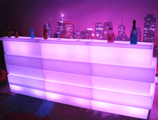 New Promotion cocktail high table Light Bar Nightcube Event Led Outdoor Furniture - buying leads