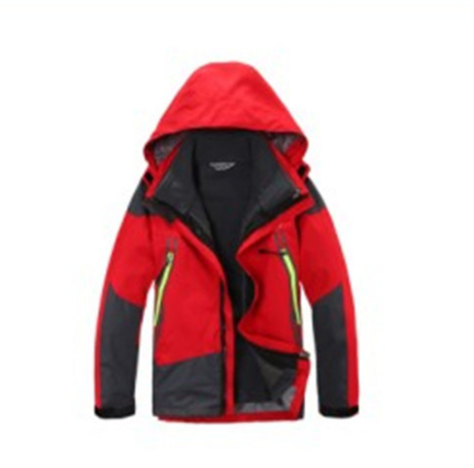 Mens Waterproof High Quality Ski Jacket with Adjustable Hood (CW-MSKIW-75)