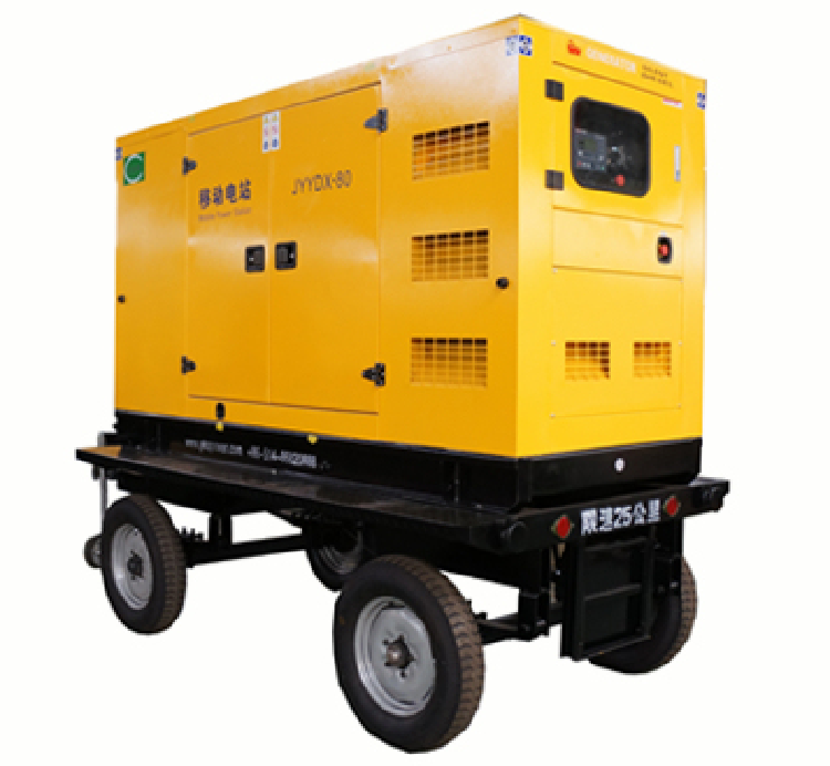 100kw Trailer Soundproof Diesel Electric Generator