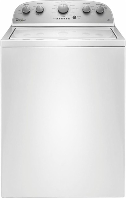 Whirlpool - 3.5 Cu. Ft. 12-Cycle Top-Loading Washer - White