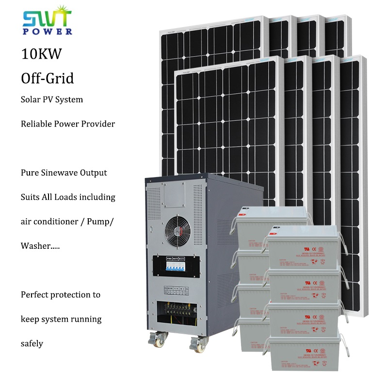10KW off grid solar system for home