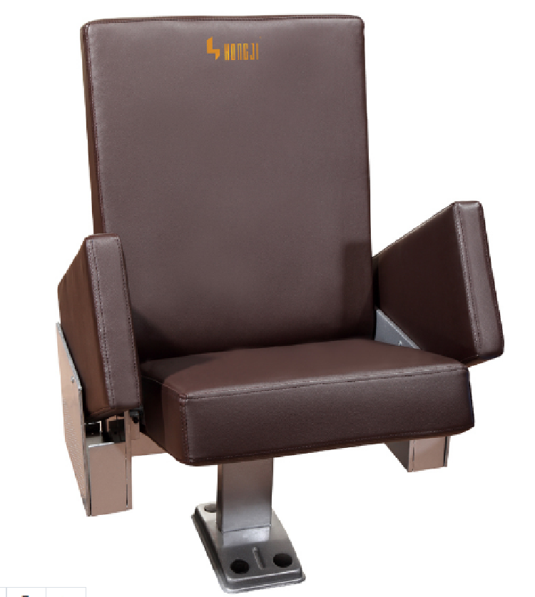 Lecture Hall Cinema Theater Seat Seating, Movable Arm Leather Auditorium Chair- buying leads