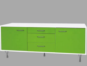 High Gloss Cabinet and TV Stand (10309-1)