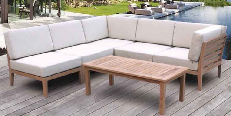 High Quality Best Selling Teak Furniture Patio Garden Sofa Sets