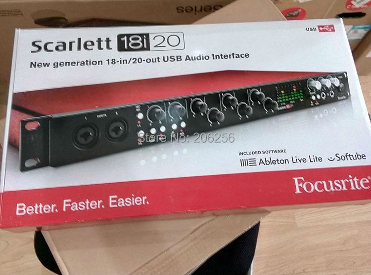 Focusrite Scarlett 18i8 Rednet X2P MP8R Ethernet 3rd gen usb audio interface pro tools