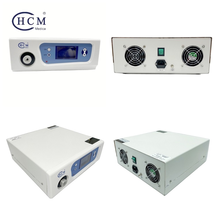 HCM MEDICA 120W Factory Price Throat Medical Endoscope Camera Image System LED Cold Laparoscope Light Source