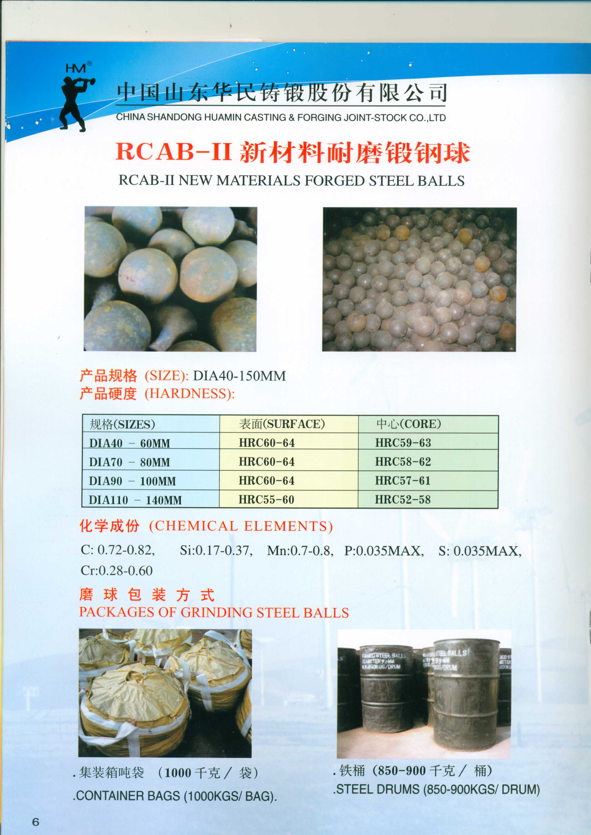 SELL GRINDING BALL, GRINDING ROD, FORGED STEEL GRINDING BALL  - buying leads